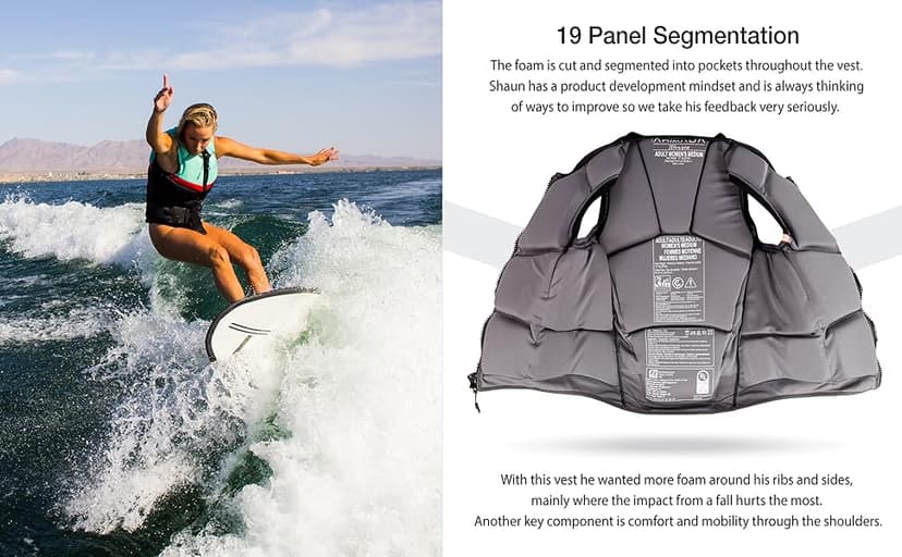 Jetpilot Women’s Lifevest. Armada Neoprene Coast Guard Approved Life Jacket PFD