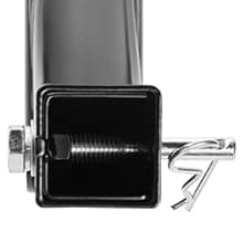 Retrospec Lenox 2-5 - Bike Hitch Rack for Cars, Trucks, SUVs with 2” Hitch | Foldable Steel Frame with Anti-Rattle Adapter, Tie Down Cradles and Straps - Fits Most Frames