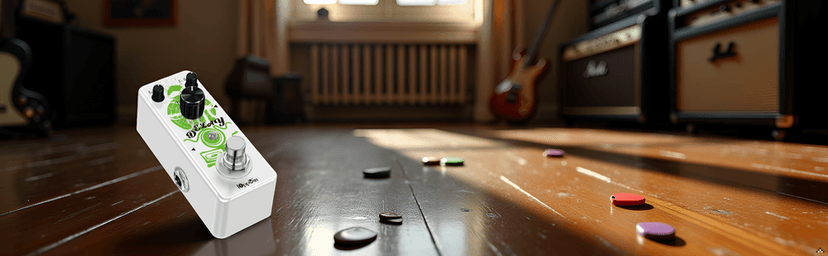 IOppWin Guitar Pedals, Premium Analog Delay Pedal – Warm, Clean, Smooth Tones with 25ms-600ms Adjustable Range & True Bypass, for Retro Tone Lovers And Live Musicians