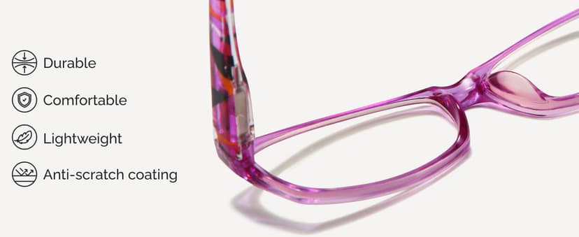 Gaoye 2.0 Reading Glasses for Women, 6 Pack Fashion Readers, Spring Hinge Eye Glasses, Blue Light Reading Glasses