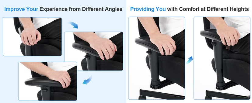 BOSMILLER Big and Tall Office Chair with Wide Thick Seat Cushion for Heavy People,700lbs Ergonomic Mesh Desk Chair with Adjustable Lumbar Support and Headrest, Armrests for Adults Sitting All Day