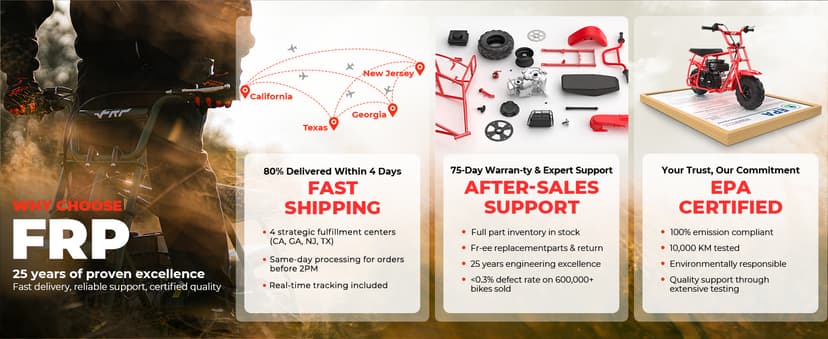 FRP Mini Dirt Bike GMB100, 99 CC Gas Powered Mini Bike 4 Stroke 3HP, Off Road Mini Bikes for Kids and Adult, Trail Bike Up to 28 Mph, Weight Support Up to 220 LBS (Black)