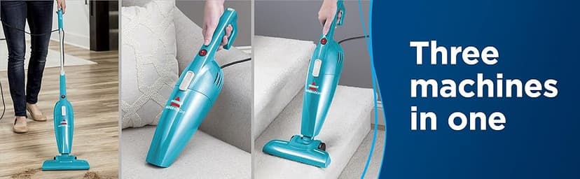 Bissell Featherweight Stick Lightweight Bagless Vacuum with Crevice Tool, 2033, One Size Fits All, Blue