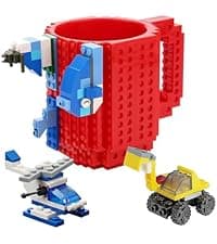 Camera Lens Coffee Mug with Slider Lid and Spoon– Realistic DSLR Thermos Cup, Novelty Gift for Photographers, Men & Women