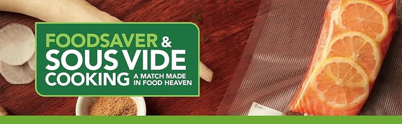 FoodSaver Custom Fit Vacuum Sealer Bags, Airtight Food Storage and Sous Vide Rolls, BPA-Free, 11 x 16' (Pack of 3)