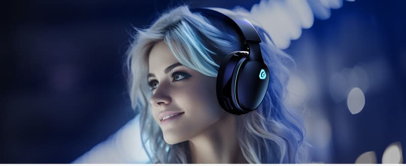 Gtheos 2.4GHz Wireless Gaming Headphones for PS5, PS4 Fortnite & Call of Duty/FPS Gamers, PC, Nintendo Switch, Bluetooth 5.3 Gaming Headset with Noise Canceling Mic, Stereo Sound, 40+Hr Battery -Black