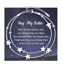 Tarsus Gift for Friends, The Waves of Life We've Through Together, Woman Friendship Gifts Idea, Wave Bracelet for Best Friend Bestie Soul Sister Birthday Gifts For Her