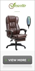 HOMCOM Massage Office Chair with Foot Rest and 6 Points Vibration, Executive Office Desk Chair with Scratch-Resistant Faux Leather, Reclining Back, Comfy Lumbar Support, Remote, Brown