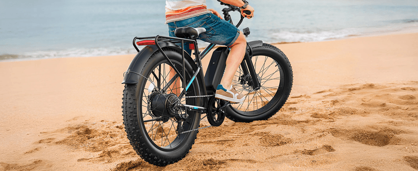 Electric Bike for Adults, 1000W Peak Ebike, 25MPH 60Miles Electric Mountain Bike, 26" Fat Tire Electric Bicycle with 48V 13AH Battery, Front Suspension,7 Speed, Rear Rack, UL 2849 Certified