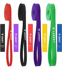LEEKEY Resistance Bands, Exercise Bands with Handles,Pull Up Assist Bands - Band Set with Door Anchor - Bands for Working Out,Band for Men and Women Fitness Training,Home Workouts