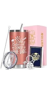 Frerdui Graduation Gift for Her, Class of 2026 Graduation Gifts Basket Box for Women, Senior High School College Grad Gift Set for Daughter Sister Friend, She Believed So She Did B0GVCLKH93