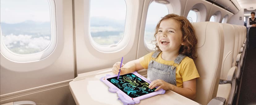 8.5 inch LCD Writing Tablet for Kids, Unicorn Toys Gifts for Girls Aged 3-5, Toddler Girl Kids Educational Travel Toy, Birthday Gift for 3 4 5 6 7 8 9 Year Old Girl (Purple) B0BG1NH1FN