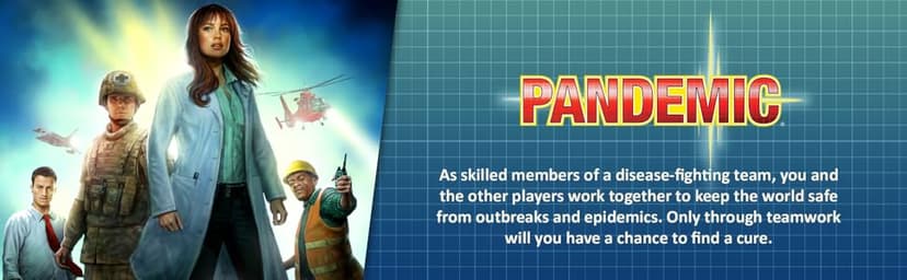 Pandemic Board Game - Cooperative Strategy for Adults & Families, Stop Global Disease Outbreaks, Adult Board Games, Teamwork & Strategy, Fun for Adults, 2-4 Players Ages 8+, 45-60 Minute Playtime