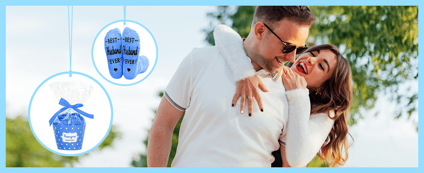 HAPPYPOP Gift Idea For Him - Gifts For New Dad Son Brother Husband Uncle, In Law Gifts, Funny Men Socks Fathers Day