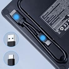 ORIGBELIE External CD DVD Drive for Laptop, USB 3.0 Type-C Ultra Slim 13mm DVD Player Portable CD DVD +/-RW Drive CD Burner Reader Writer Recorder for Desktop PC Windows 11/10/8/7 Linux Mac OS (Black)