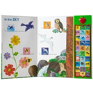 World of Eric Carle, Hear Bear Roar 30-Button Animal Sound Book - Great for First Words - PI Kids 1450874770