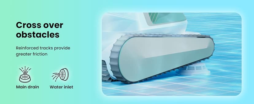 Chasing Hydro 4 SE Pool Vacuum for Inground Pools | Robot Cleaner for Floor, Wall & Waterline | Always Cleaning, Never Charging | 40ft Cord | 4.1L Filter Basket for Inground & Above Ground Pools