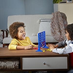 Hasbro Gaming Connect 4 Classic Grid, 4 in a Row Game, Strategy Board Games for Kids, 2 Players for Family and Kids, Easter Gifts for Boys and Girls, Ages 6+
