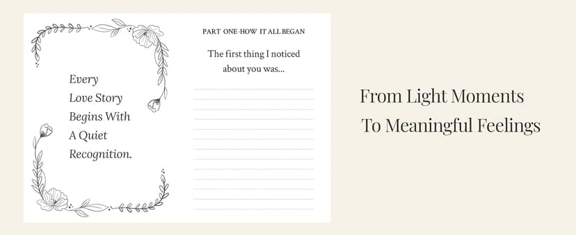 What I Love About You Leather Book – 30 Reasons Why I Love You, Fill-In-The-Blank Journal for Him & Her, Romantic Couples Keepsake (Brown)