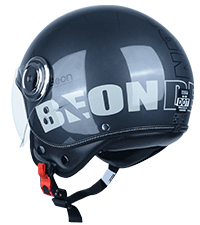 Open Face Motorcycle Helmet for Adults,DOT Approved - Moped Half Vespa Retro Helmet with Anti-Scratch Visor for Men and Women