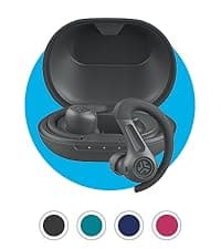 JLab Go Sport+ Wireless Workout Earbuds Featuring C3 Clear Calling, Secure Earhook Sport Design, 35+ Hour Bluetooth Playtime, and 3 EQ Sound Settings (Graphite)