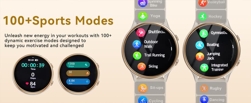 KEEPONFIT Smart Watches for Women, Fitness Tracker with Heart Rate & SpO2 Monitor, IP67 Waterproof Activity Tracker for Men & Women, Smart Watch for Android Phones and iPhone Compatible (Gray)