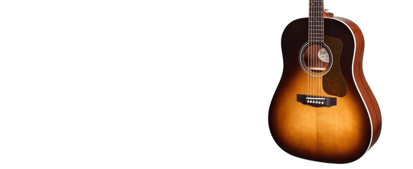 GUILD Guitars D-2612CE Deluxe ATB 12-string Acoustic Guitar, Antique Burst, Archback Deluxe, Solid Top, Dreadnought, Westerly Collection