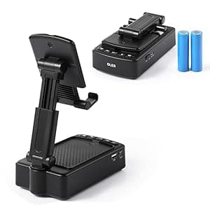 Gifts for Men, OLES Mobile Phone Stand with Bluetooth for Him Dad Women Who Want Nothing, Adjustable Tablet Holder with Wireless Speaker, Tech Gadgets for Table Desk, Unique Ideal
