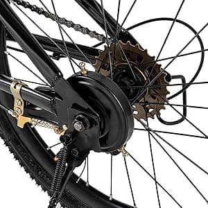 20 Inch Mountain Bike for Kids, Double Brake Bicycle High Carbon Steel Kids' Bicycles for Boys Girls Ages 8-12 Year Old