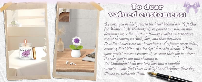 Birthday Gifts for Women Teen Girls, Unique Happy Birthday Gift Baskets for Her Mom, Thank You Self Care Get Well Box Set, Cute Teenage Cup Present for Mother Friend Sister Teacher Coworker (Purple) B0FRSG6VRQ