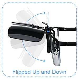 Frienda 5 Pairs Polarized Clip On Sunglasses Rimless Flip Up Anti Glare Driving Glasses
