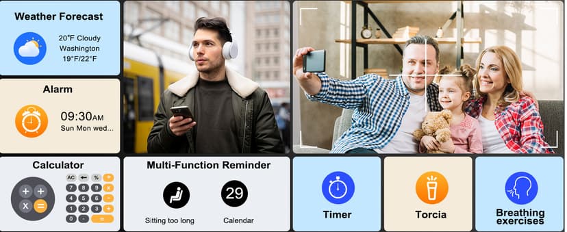 Health Smart Watches for Men Women - 1.87'' Large Display Fitness Trackers Watch with Heart Rate, Blood Pressure, Blood Oxygen, Sleep & Stress Track, 110+ Sports Modes, IP68 Waterproof Watch,Black