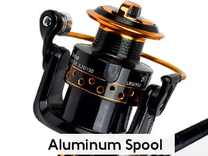 Summer and Centron Spinning Reels, 12 +1 BB Light Weight & Ultra Smooth Reel for Ice/Summer 3000/1000 Fishing Reel by QINGLER
