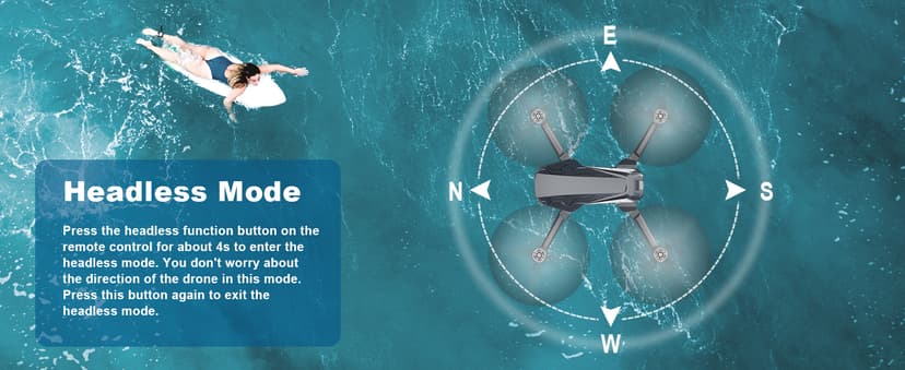GPS Drone with Camera, 2K HD Drones for Adults, Foldable FPV Drone with GPS Auto Return, Follow Me, Circle Fly, Waypoint Fly, 5G Transmission, Gestures Selfie, Brushless Motor, 2 Batteries, Charcoal