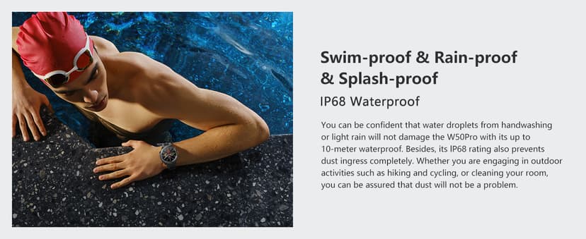 IOWODO Military Smart Watch for Men -100-Day Long Battery Life,Fitness Tracker with LED Flashlight/Compass,Heart Rate Monitor,120+ Sports Modes,IP68 Waterproof,Bluetooth Call Smartwatch for iOSAndroid