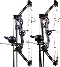 Archery Compound Bow Set 20-70 LBS, Draw Length 19"-31", up to IBO 320 fps, Hunting Compound Bow with All Accessories for Archery Hunting Target Shooting Practice RTH