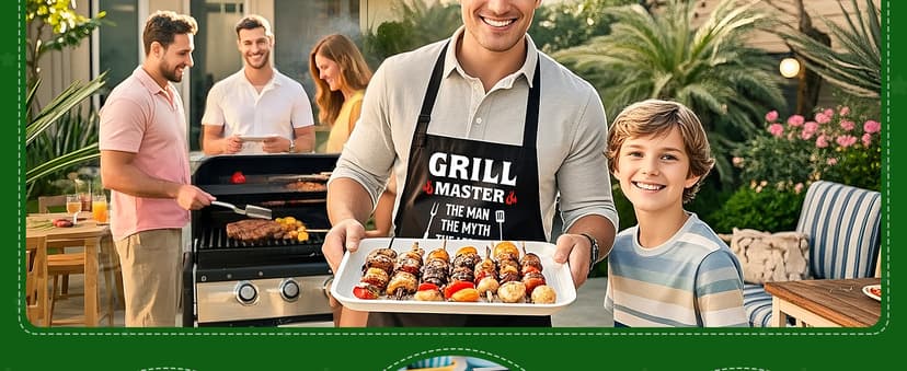 Dad Christmas Birthday Gifts,Best Dad Ever Gifts from Daughter Son,Funny BBQ Grilling Platter with Apron Sets Thanksgiving Xmas White Elephant Present for Bonus Step New First Daddy Father Papa