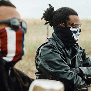 Indie Ridge Skull Motorcycle Face Mask - Motorcycle Ski Snowboard Winter Face Mask