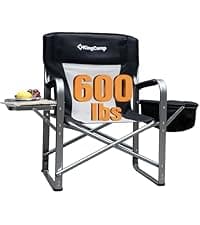 KingCamp Hammock Camping Chair, Swinging Portable Camp Chairs for Adults, 400lbs Heavy Duty Oversized Folding Rocking Chair with Adjustable Recline, Aluminum Alloy Frame for Outdoor Patio Beach Sport