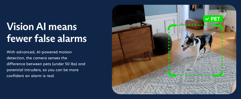 SimpliSafe Smart Alarm Wireless Indoor Security Camera
