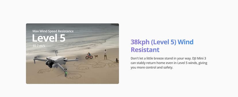 DJI Mini 3 (DJI RC), Lightweight 3x Mechanical Gimbal Drones with Camera for Adults 4K, 38-min Flight Time, up to 32800ft (10km) Video Transmission, Vertical Shooting, GPS Auto Return Integrated