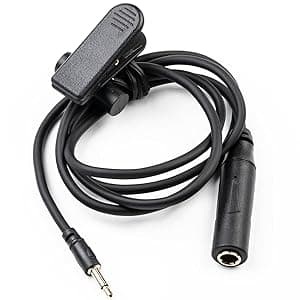 KNA NG-2 Portable Piezo Nylon String Classical Flamenco Guitar Pickup – Natural Acoustic Tone, Lightweight, Detachable, Onboard Volume Control, Passive No Battery Required, Easy Installation