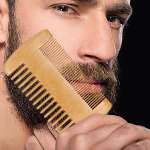 MALE GOD Beard Kit w/Beard Oil, Balm, Brush, Comb - Nourish & Soften Beard, Natural Shea Butter, Suitable for All Skin, Anniversary & Birthday Gifts for Men Him Husband Boyfriend Dad Friends