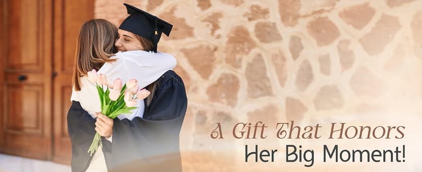 OASSIE Graduation Gifts for Women - 4"x4" Round-Shaped Ceramic Jewelry Dish Tray - Thank You Inspiration College High School Graduation Gifts for Her Friends Sister Women, Decorative Trinket Dish