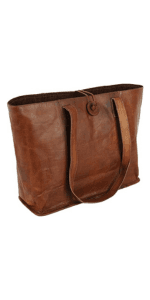 Leather Messenger Bag for Camera - Vintage Shoulder Satchel Camera Bag for DSLR, Canon, Nikon, Fuji Cameras - Travel, Portable Photography Bag