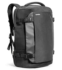 tomtoc Travel Backpack 40L, TSA Friendly Flight Approved Carry-on Luggage Hand Water-resistant Lightweight Business Rucksack, Durable Large Weekender Bag Daypack Fits 17.3 Inch Laptop, PFAS Free