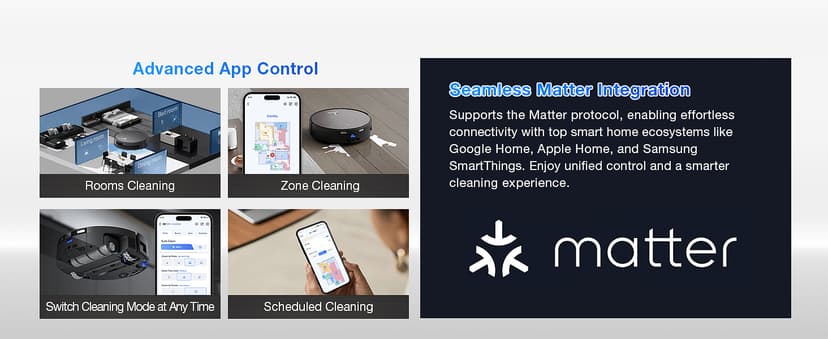 ECOVACS DEEBOT X11 OmniCyclone Robot Vacuum and Mop, PowerBoost Charging, OZMO Roller 2.0 Instant Self-Washing Mop, 19,500Pa Blast Suction, Bagless OmniCyclone Station, AIVI 3D Smart Navigation