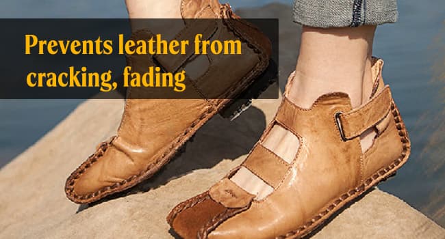 MEKER Mink Oil for Leather Boots, Leather Conditioner and Cleaner 3.52 oz-All-Natural Waterproof Soften and Restore Shoes