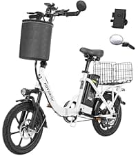 HOVERFLY OUREA 26" Electric Bike for Adults, 750W Peak Motor Mountain Ebike, 20MPH Up to 40 Miles, UL2849 Certified, 7-Speed, Removable Battery, Shock Absorber, Fat Tire Commuter E-Bike