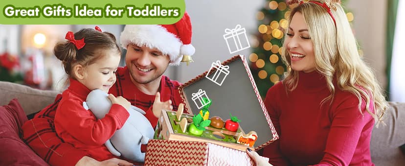 Montessori Wooden Sensory Toddler Toys: Toy for 1 Year Old Boys Girls Birthday Gifts | 1st One First Birthday Gift for 1 Year Old Girl Boy, Educational Learning Toy for 1-2 Year Old Fine Motor Skills